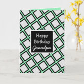 Modern Personalisiert Happy Birthday Opa Karte (Gelbe Blume)