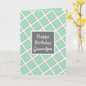 Modern Personalisiert Happy Birthday Opa Karte (Gelbe Blume)