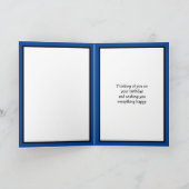 Modern Personalisiert Happy Birthday Opa Karte (Innenseite)