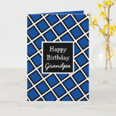 Modern Personalisiert Happy Birthday Opa Karte (Gelbe Blume)