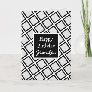 Modern Personalisiert Happy Birthday Opa Karte
