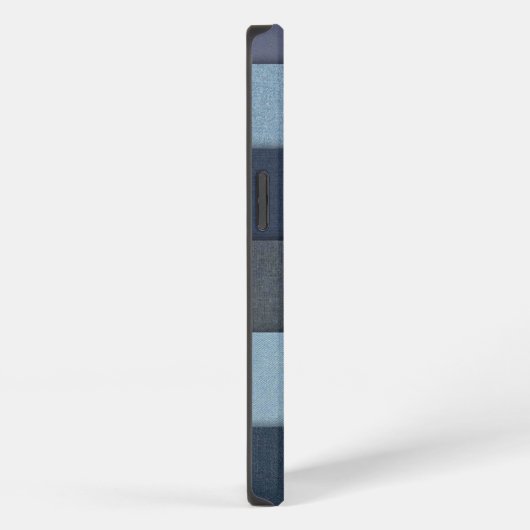 Modern Personalisierte Bezeichnung Denim iPhone Hülle (Rechte Seite)