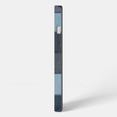 Modern Personalisierte Bezeichnung Denim iPhone Hülle (Linke Seite)