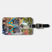 Modern Personalisierte Giveaway Winner Coco & Olli Gepäckanhänger (Vorderseite horizontal)