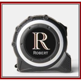 Modern Personalisierter Name für Monogramme Maßband