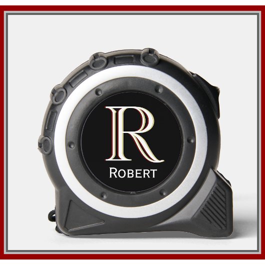 Modern Personalisierter Name für Monogramme Maßband