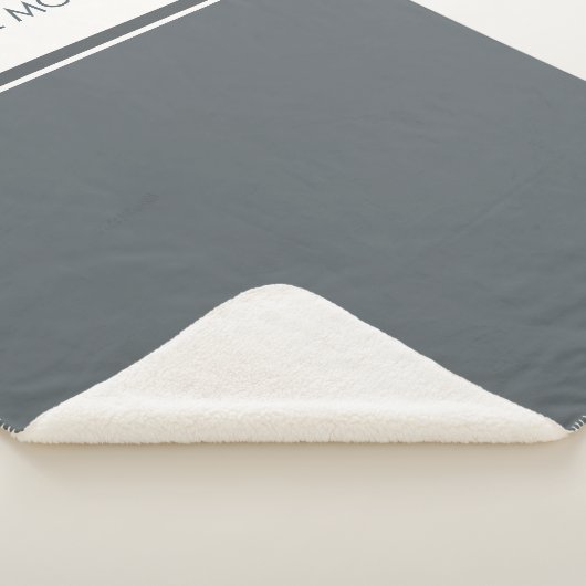 Modern Personalisierter Name Sherpadecke (3/4)