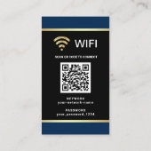 Modern Personalisiertes QR-Code Visitenkarte (Rückseite)