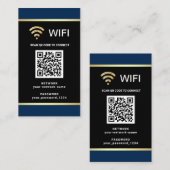 Modern Personalisiertes QR-Code Visitenkarte (Vorne/Hinten)