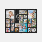 Modern Personalized 19 Fleecedecke (Vorderseite (Horizontal))