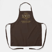 Modern Personalized Apron with Logo Custom Uniform Schürze (Vorderseite)