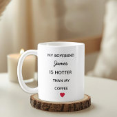 Modern Personalized Boyfriend Coffee Mug Kaffeetasse