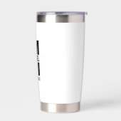 Modern Personalized Groomsmen Monogram and Name Thermobecher (Links)