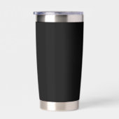 Modern Personalized Groomsmen Monogram and Name Thermobecher (Rechts)