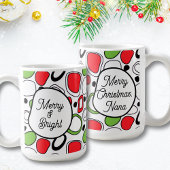 Modern Personalized Holiday Coffee Mug Kaffeetasse