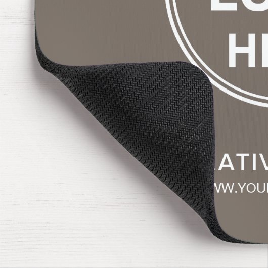 Modern Personalized Logo Business Corporate Mousepad (Ecke)