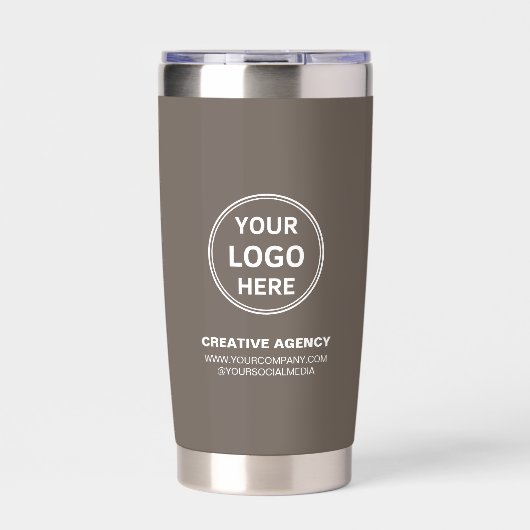 Modern Personalized Logo Business Thermobecher (Vorderseite)
