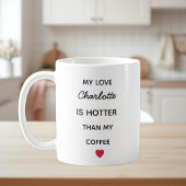 Modern Personalized Love Coffee Mug Kaffeetasse