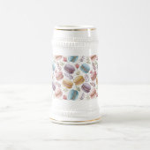 Modern Personalized Macaron Desserts Bierglas (Mittel)