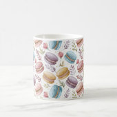 Modern Personalized Macaron Desserts Kaffeetasse (Mittel)