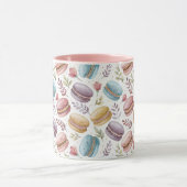 Modern Personalized Macaron Desserts Tasse (Zentrum)