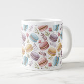 Modern Personalized Macaroon Desserts Jumbo-Tasse (Vorderseite Rechts)