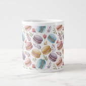 Modern Personalized Macaroon Desserts Jumbo-Tasse (Vorderseite)