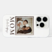 Modern Personalized Mom Photo Phone Case (Rückseite (Horizontal))