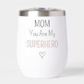 Modern Personalized Mom Superhero Photo Collage (Vorderseite)