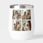 Modern Personalized Mom Superhero Photo Collage (Rückseite)