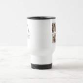 Modern Personalized Mom Superhero Photo Collage  Reisebecher (Mittel)