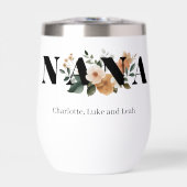 Modern Personalized Nana Floral Gift (Vorderseite)