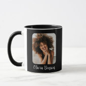 Modern Personalized Photo and Name Create your own Tasse (Links)