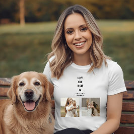 Modern Personalized Photo Gift for Mom T-Shirt