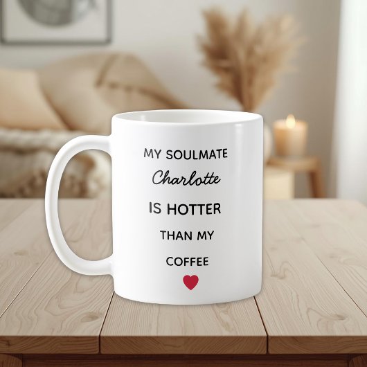 Modern Personalized Soulmate Coffee Mug Kaffeetasse
