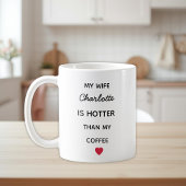 Modern Personalized Wife Coffee Mug Kaffeetasse