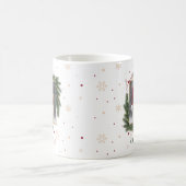 Modern Pet Christmas – Personalized Holiday Gift Kaffeetasse (Mittel)