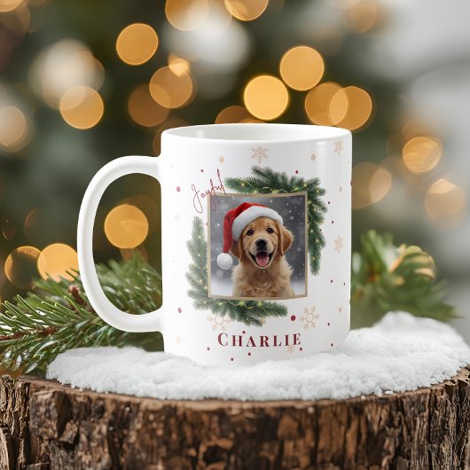 Modern Pet Christmas – Personalized Holiday Gift Kaffeetasse