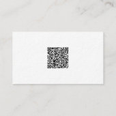 Modern Pharmacy Doctor Business Card with QR Code Visitenkarte (Rückseite)
