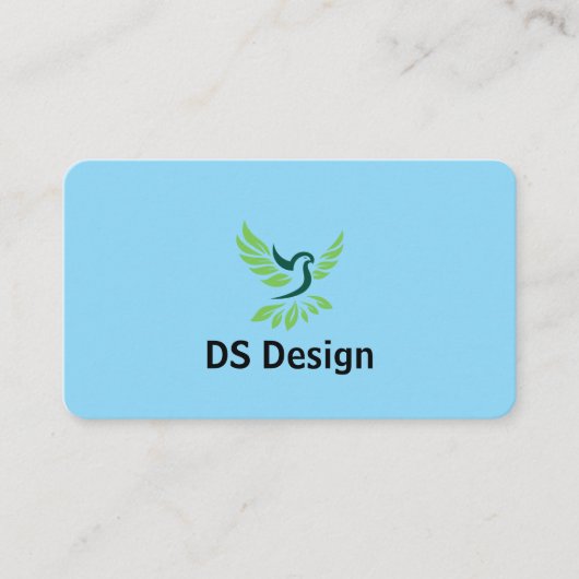 Modern Phoenix Logo Business Card Visitenkarte (Vorderseite)