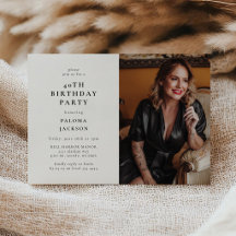Modern Photo 40. Geburtstagsfeier