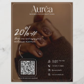 Modern Photo Beauty Salon Flyer (Vorne)