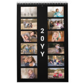 Modern Photo Black Cover Kalender (Titelbild)