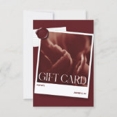 Modern Photo Business Gift Card (Vorderseite)