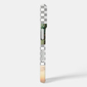 Modern Photo Collage Monogram Checkerboard Case-Mate iPhone Hülle (Rückseite / Rechts)