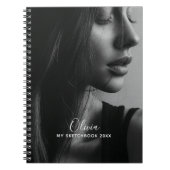 Modern Photo Collage Personalized Sketchbook Notizblock (Vorderseite)