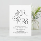 Modern Photo Engagement Invitation Einladung (Stehend Vorderseite)