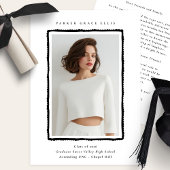 Modern Photo Graduation Announcement Class of 2026 Ankündigung