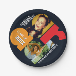 Modern Photo Graduation Pappteller