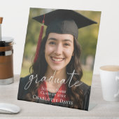 Modern photo Graduation Party welcome Sockelschild (In Situ)